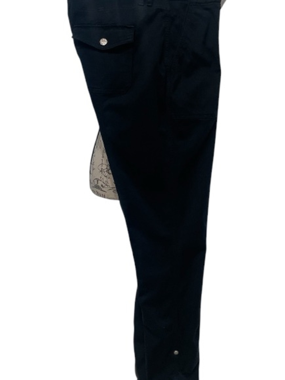 White House Black Market Mid-Rise Straight Crop Pants Size 4 Black Stretch - Picture 6 of 11